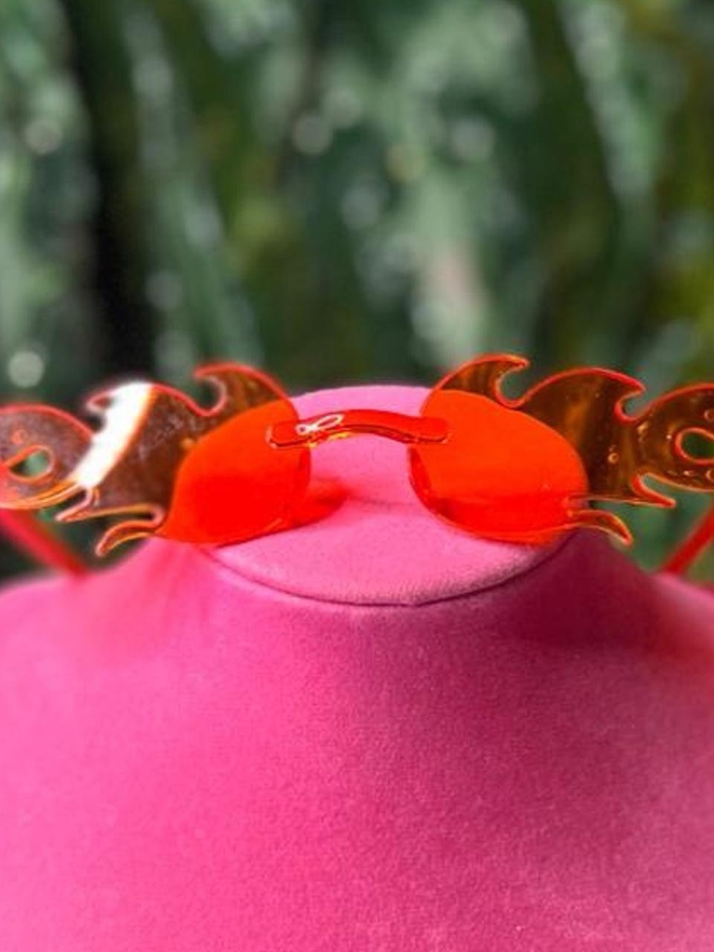 Orange flame sunglasses #sunglasses #costume